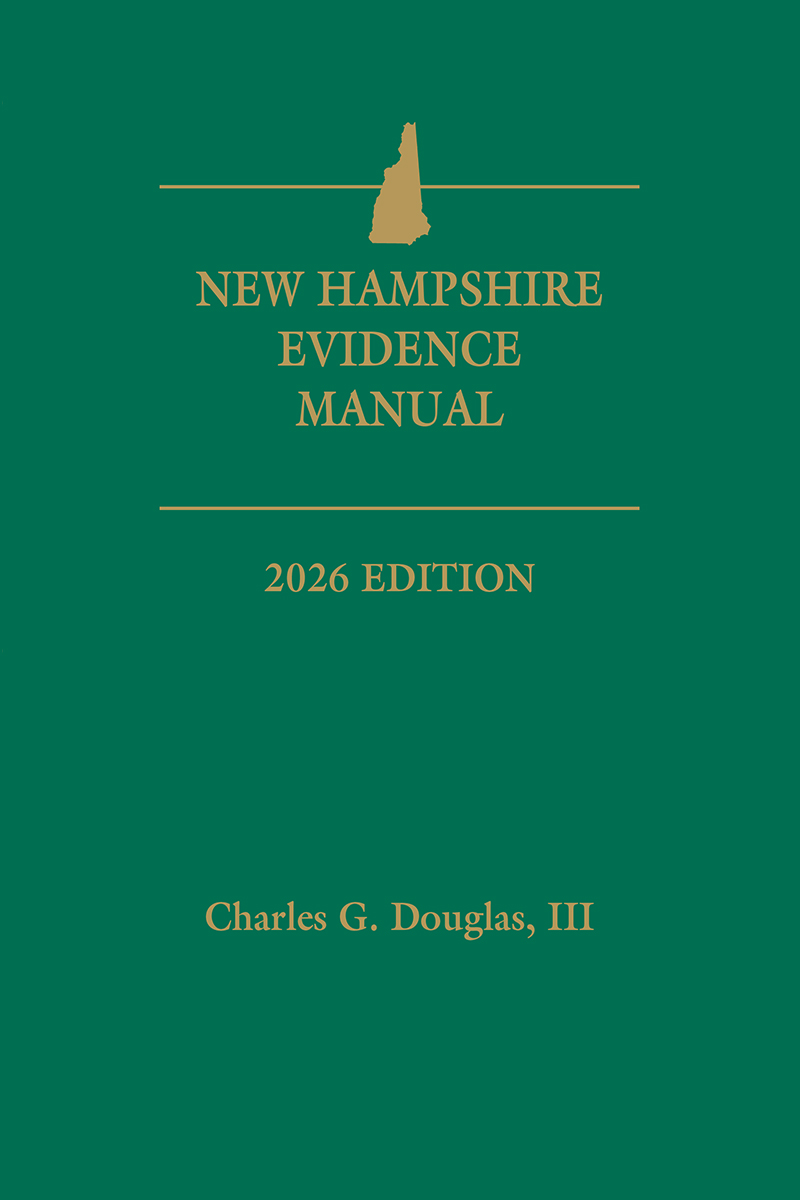 New Hampshire Evidence Manual book cover