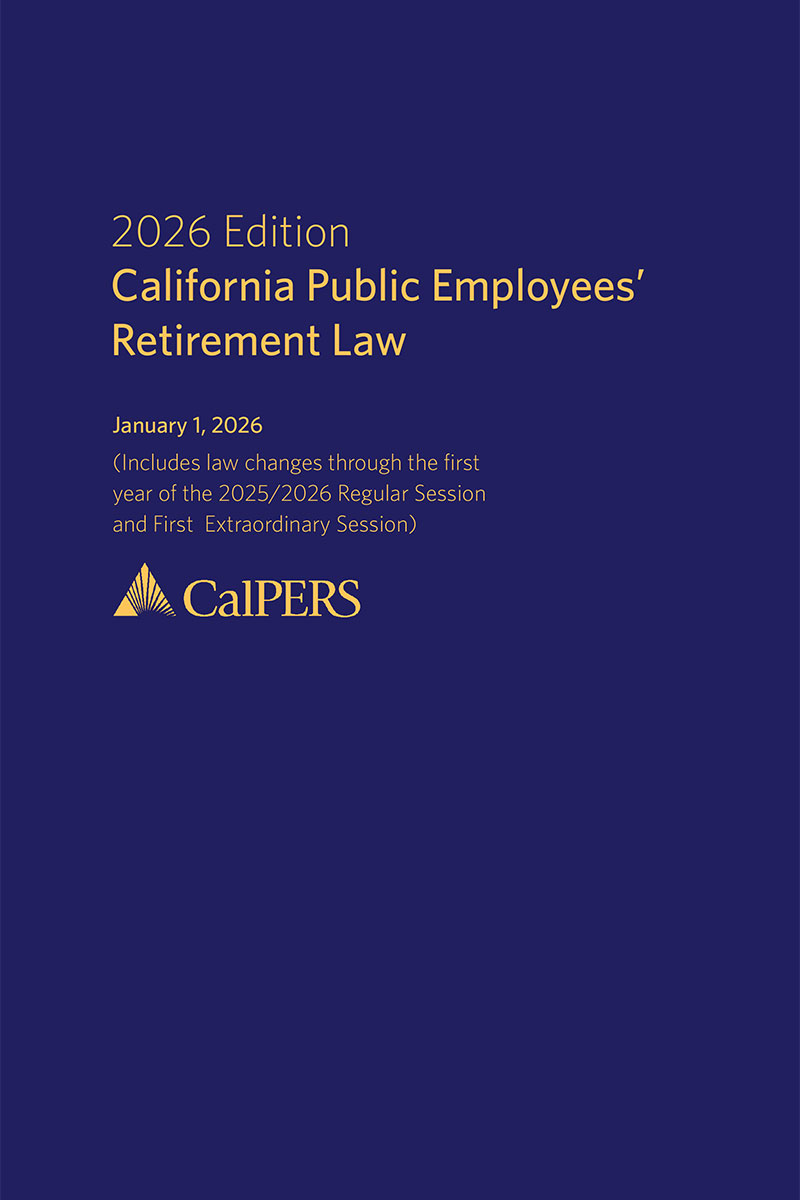 California Public Employees' Retirement Law