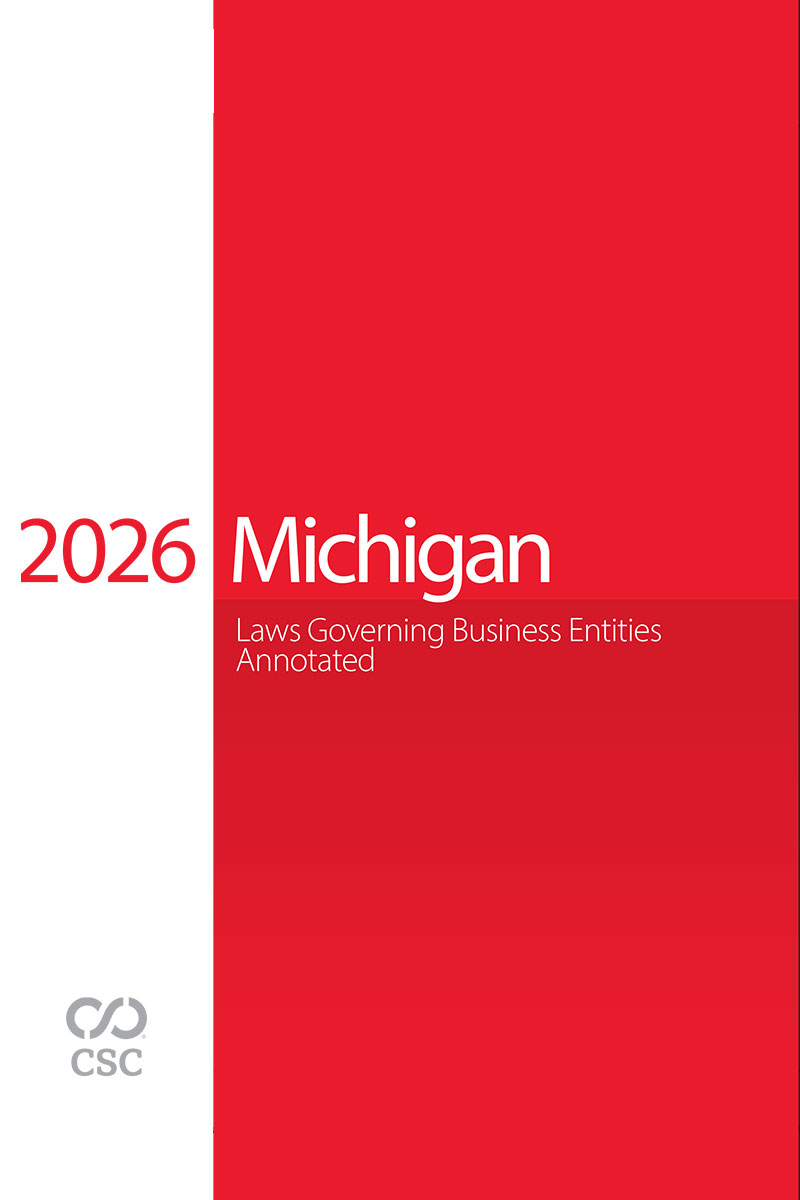 CSC Michigan Laws Governing Business Entities Annotated