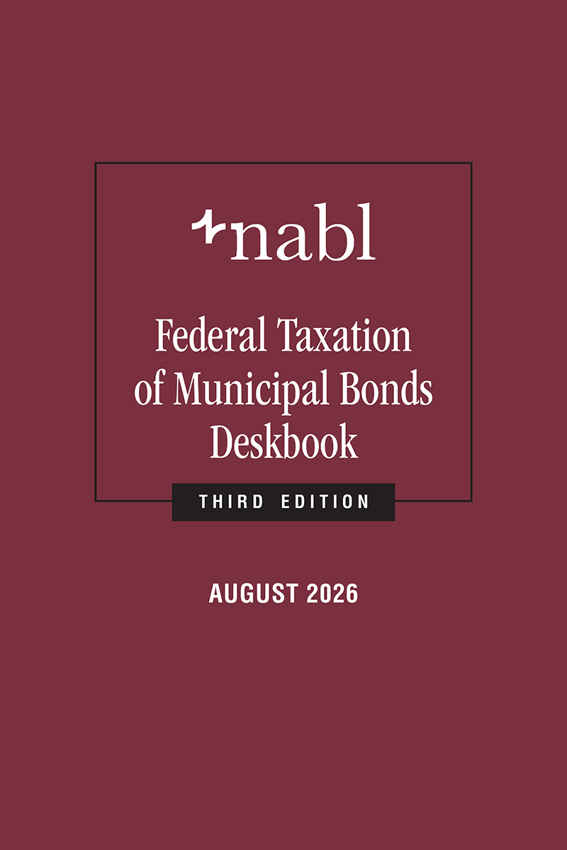 Federal Taxation of Municipal Bonds Deskbook book cover
 