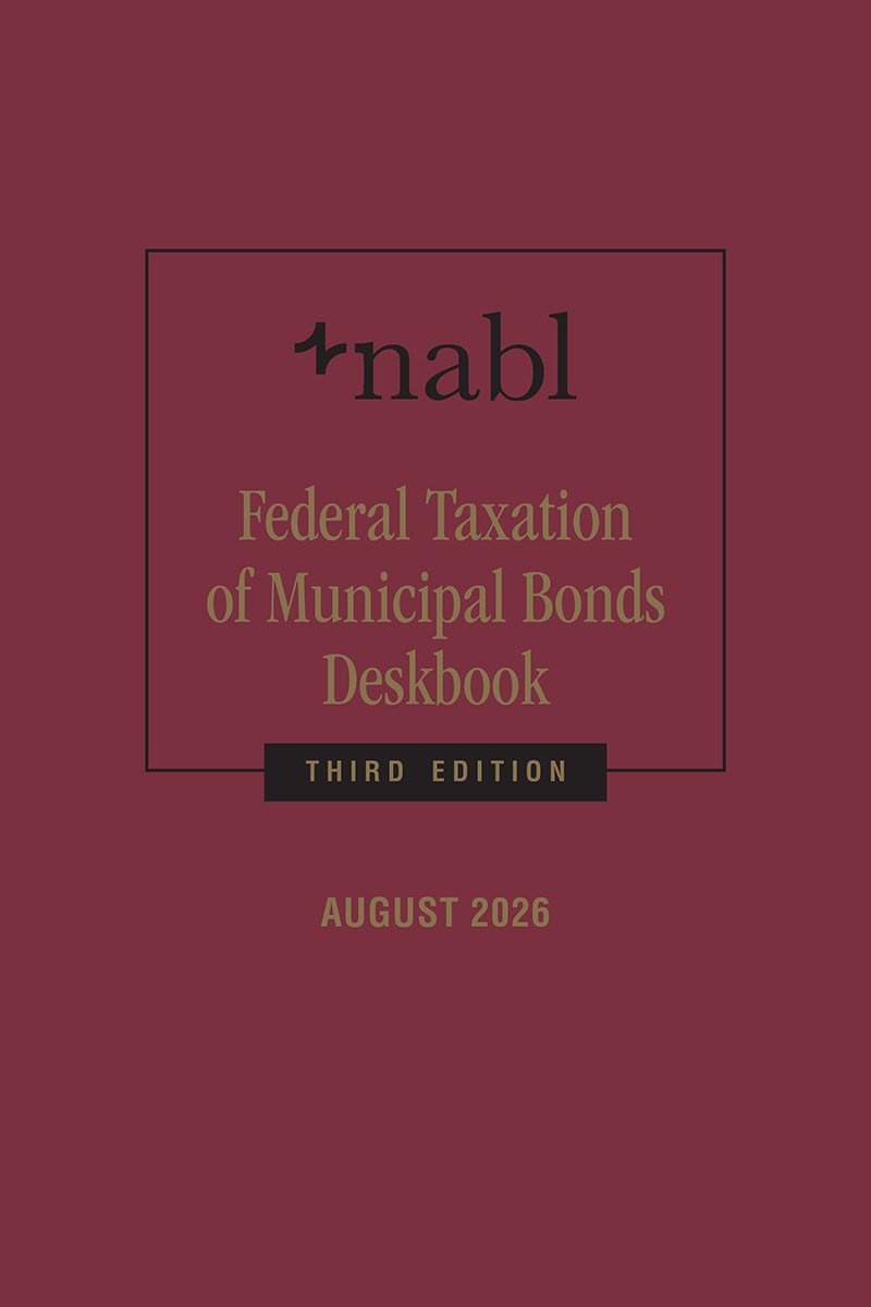 Federal Taxation of Municipal Bonds Deskbook book cover
 