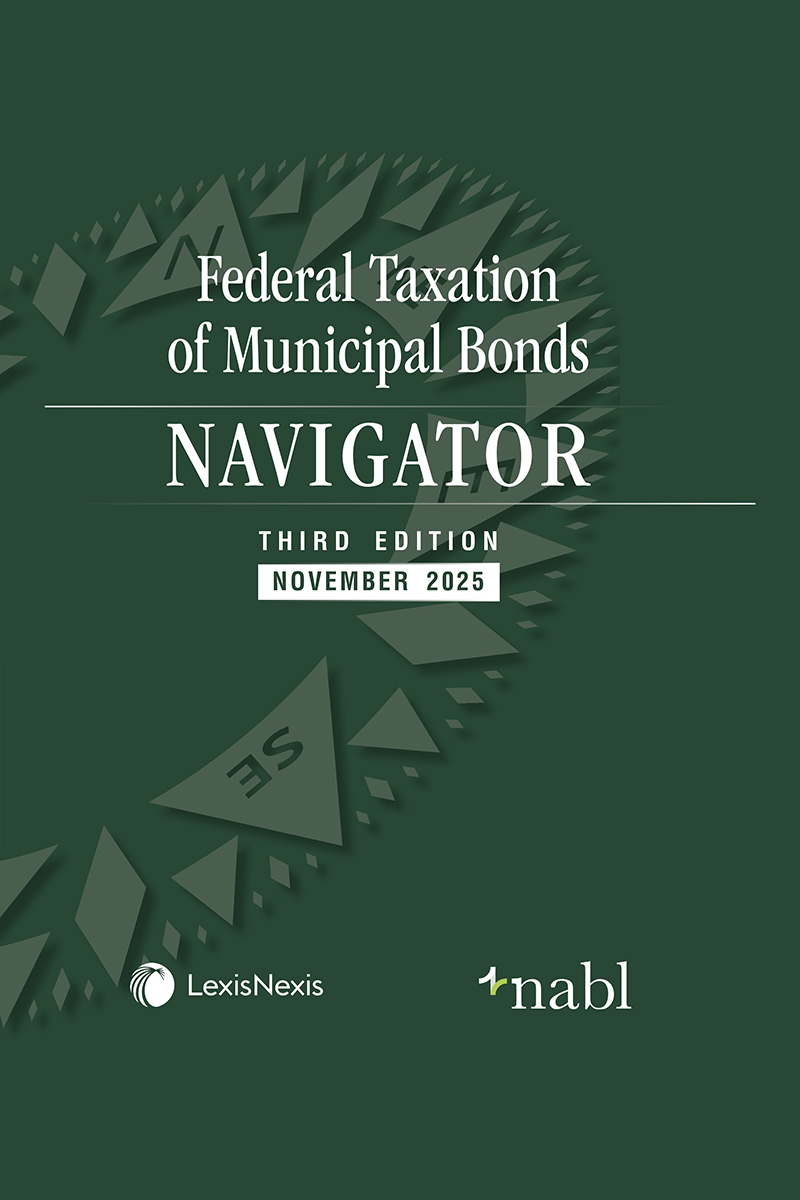 Federal Taxation of Municipal Bonds NAVIGATOR book cover