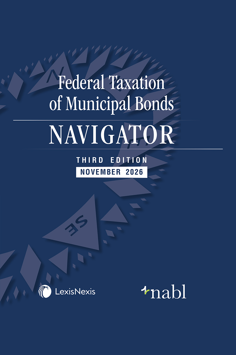 Federal Taxation of Municipal Bonds Navigator book cover
