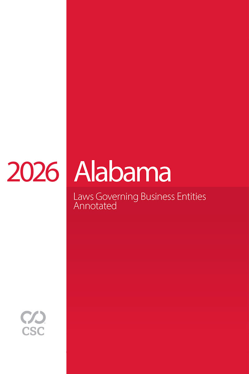 Alabama Laws Governing Business Entities Annotated