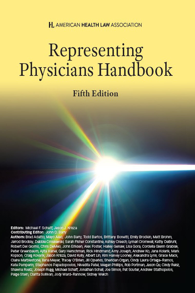 AHLA Representing Physicians Handbook (Non-Members)