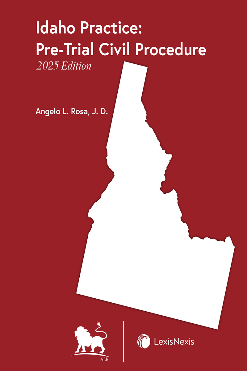 Idaho Practice: Pre-Trial Civil Procedure book cover