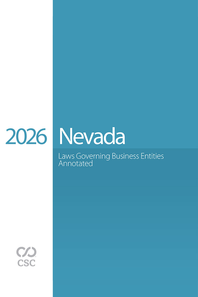 CSC Nevada Laws Governing Business Entities Annotated book cover