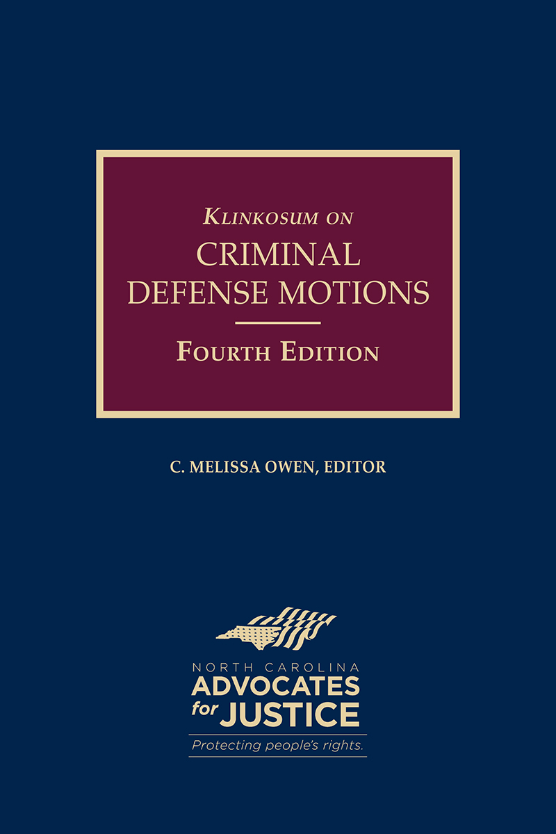 Klinkosum on Criminal Defense Motions