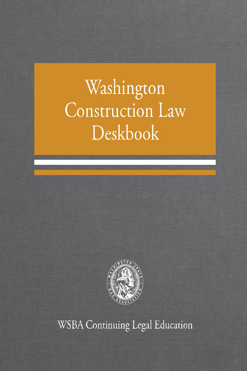 Washington Construction Law Deskbook book cover