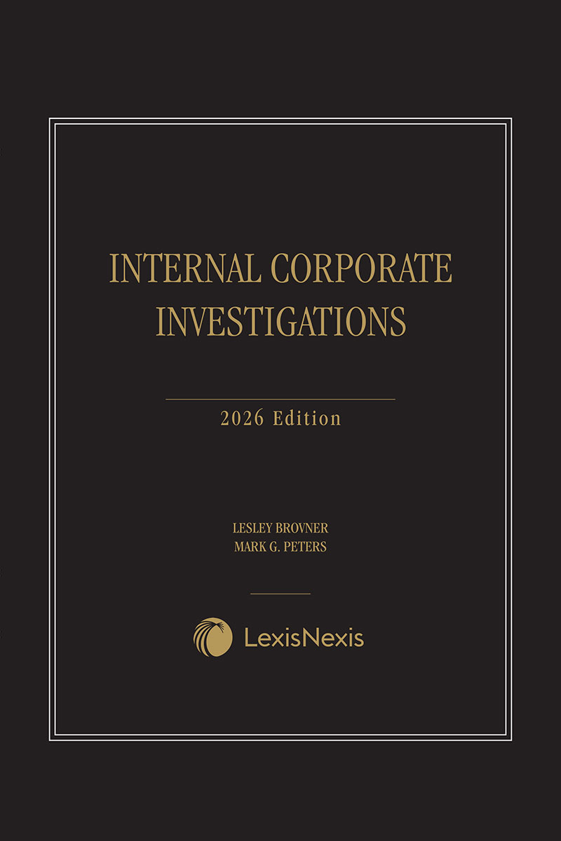 Internal Corporate Investigations book cover
