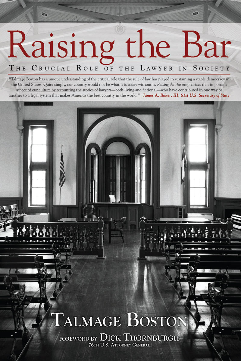  Raising the Bar: The Crucial Role of the Lawyer in Society book cover