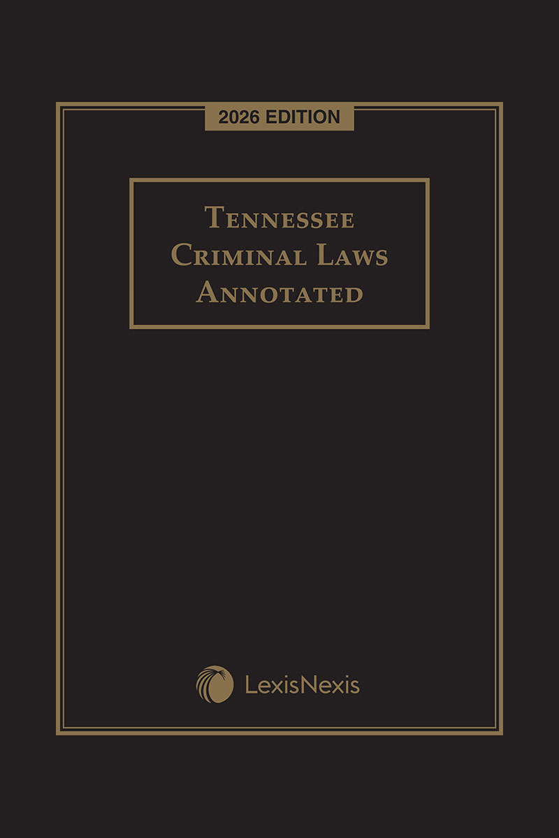 Tennessee Criminal Laws Annotated book cover