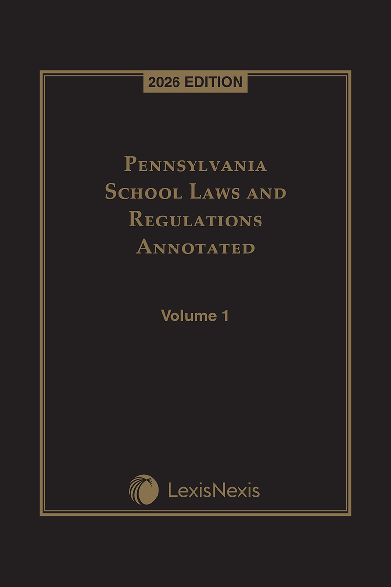Pennsylvania School Laws and Regulations Annotated book cover