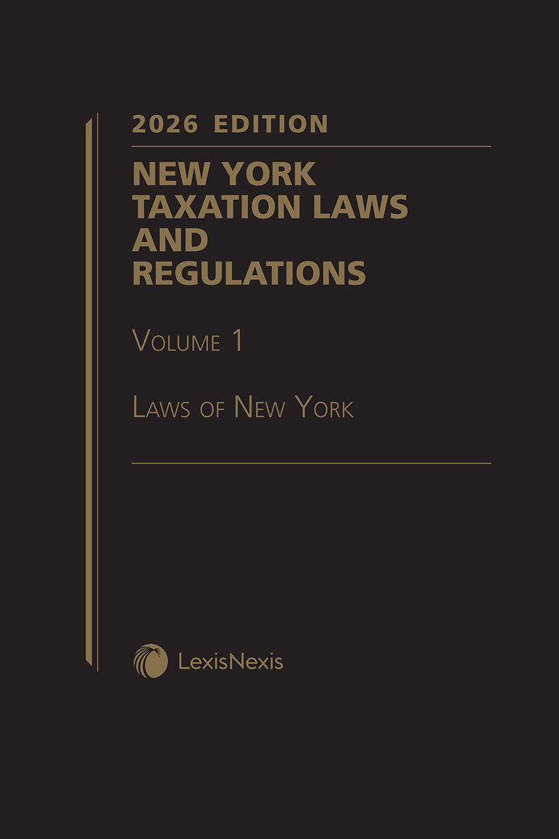 New York Taxation Laws and Regulations book cover