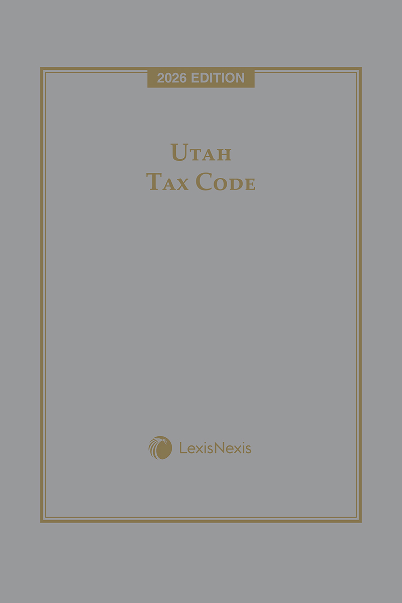 Utah Tax Code book cover