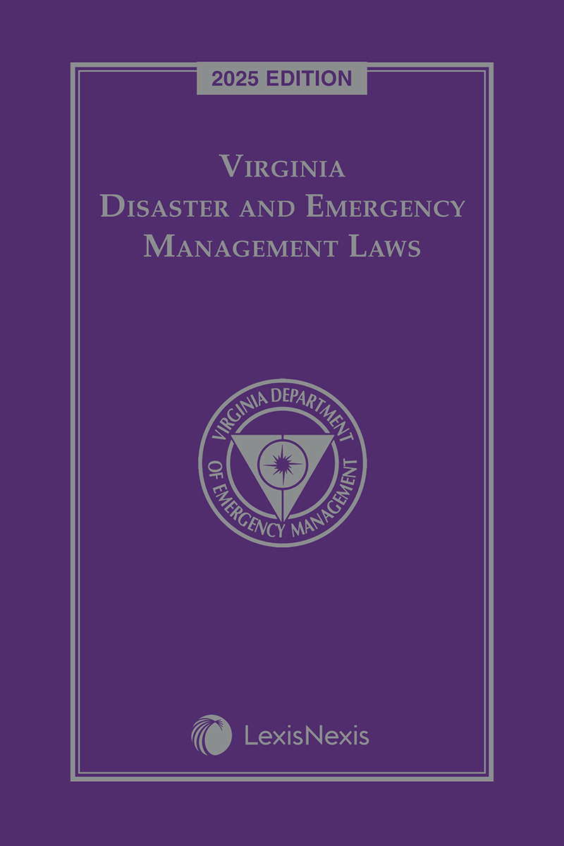 Virginia Disaster and Emergency Management Laws book cover