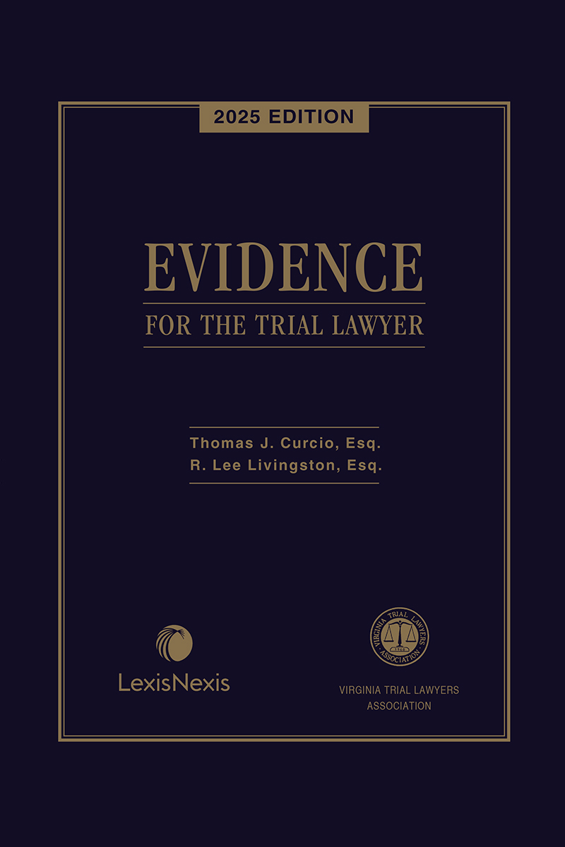 Virginia Evidence for the Trial Lawyer book cover