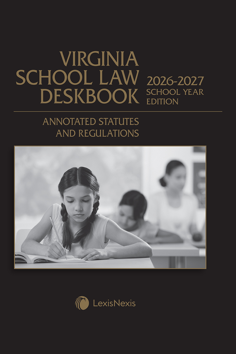 Virginia School Law Deskbook book cover