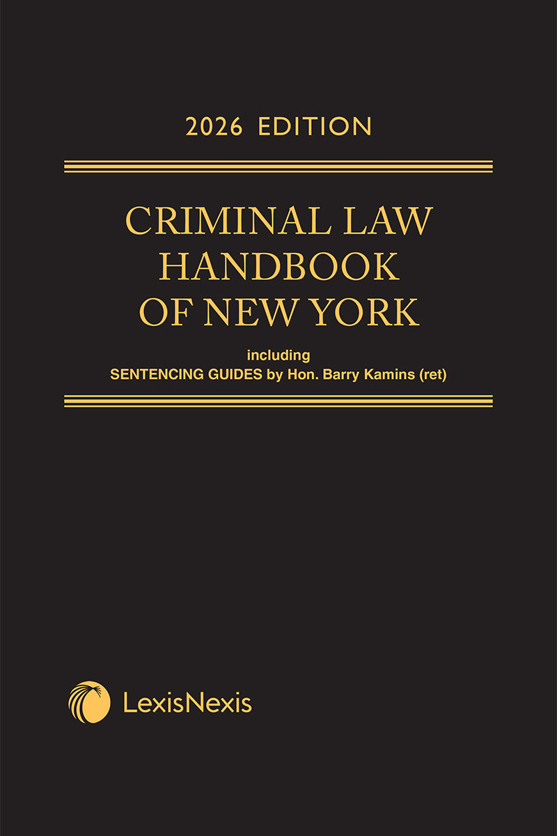 Criminal Law Handbook of New York
 book cover