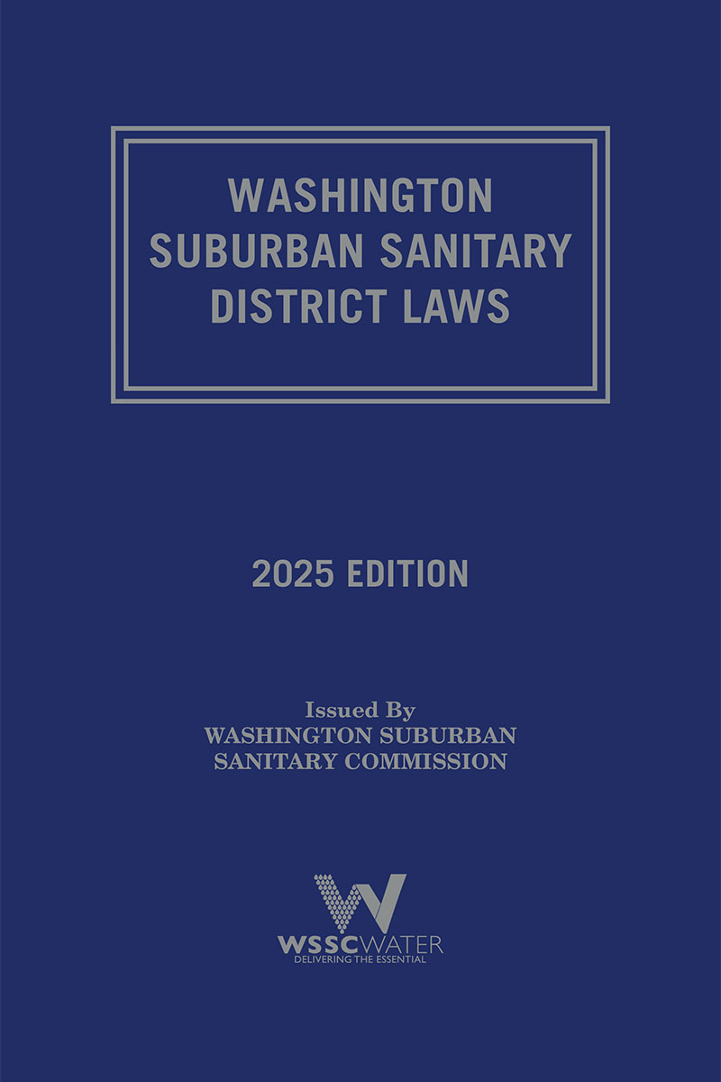 Washington Suburban Sanitary District Laws