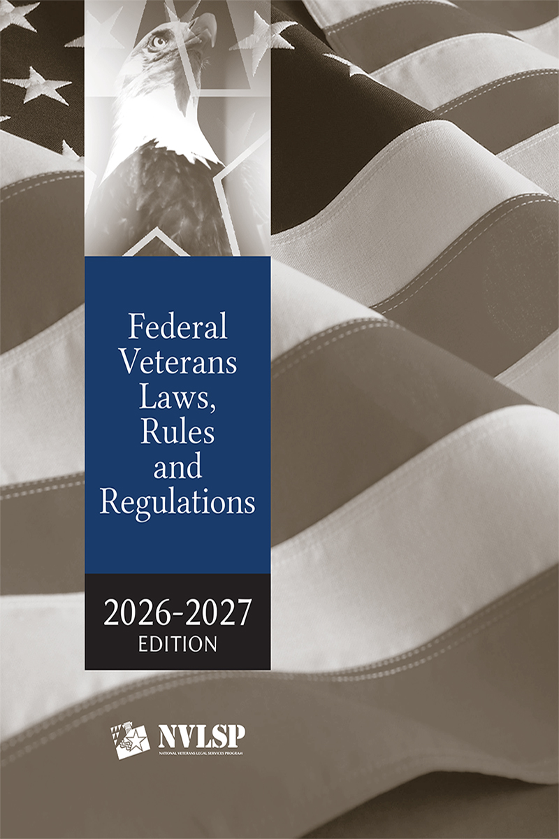 Federal Veterans Laws, Rules and Regulations book cover
