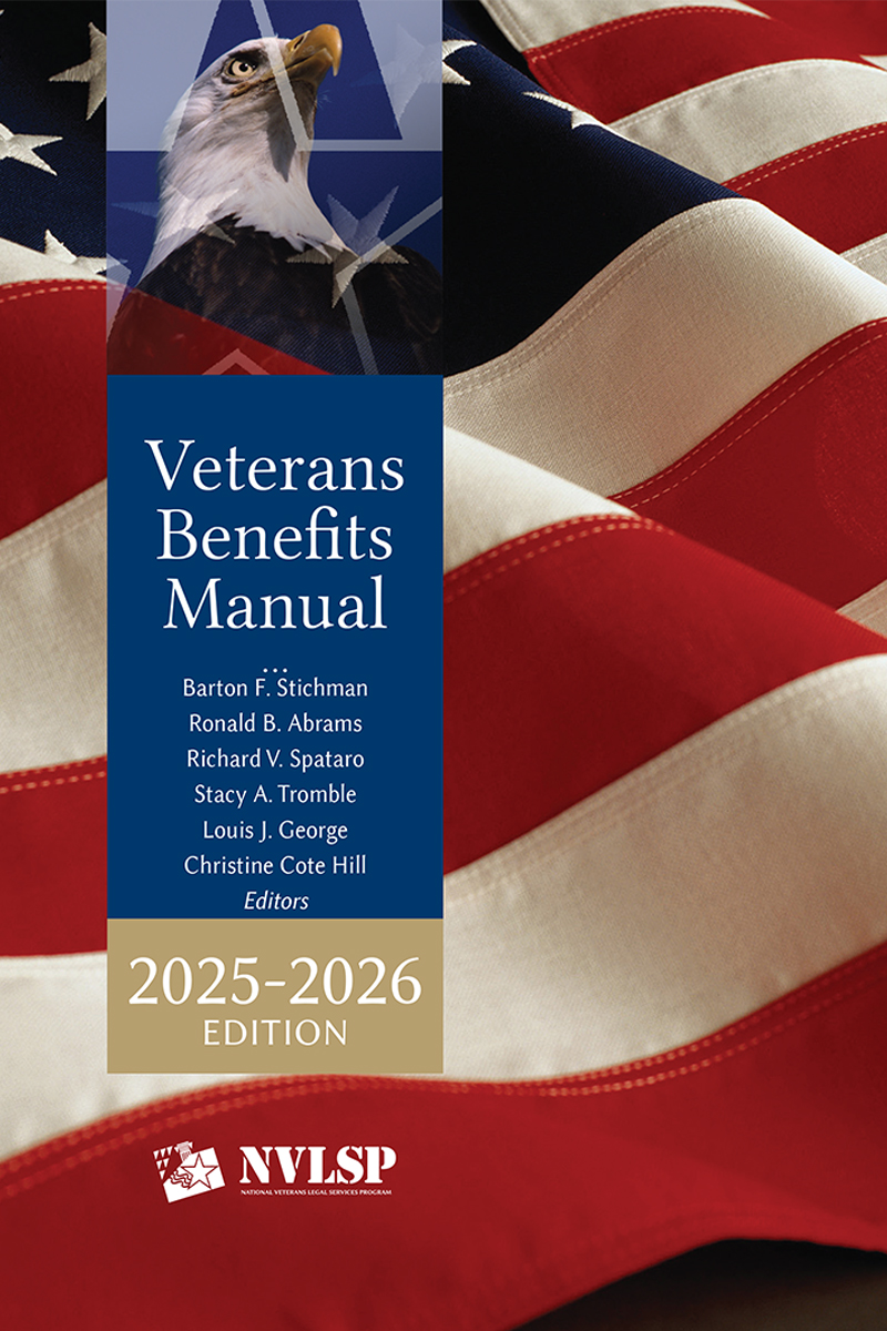 Veterans Benefits Manual book cover
