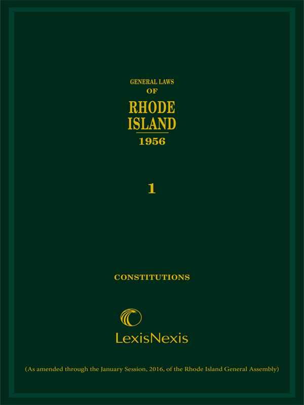General Laws of Rhode Island