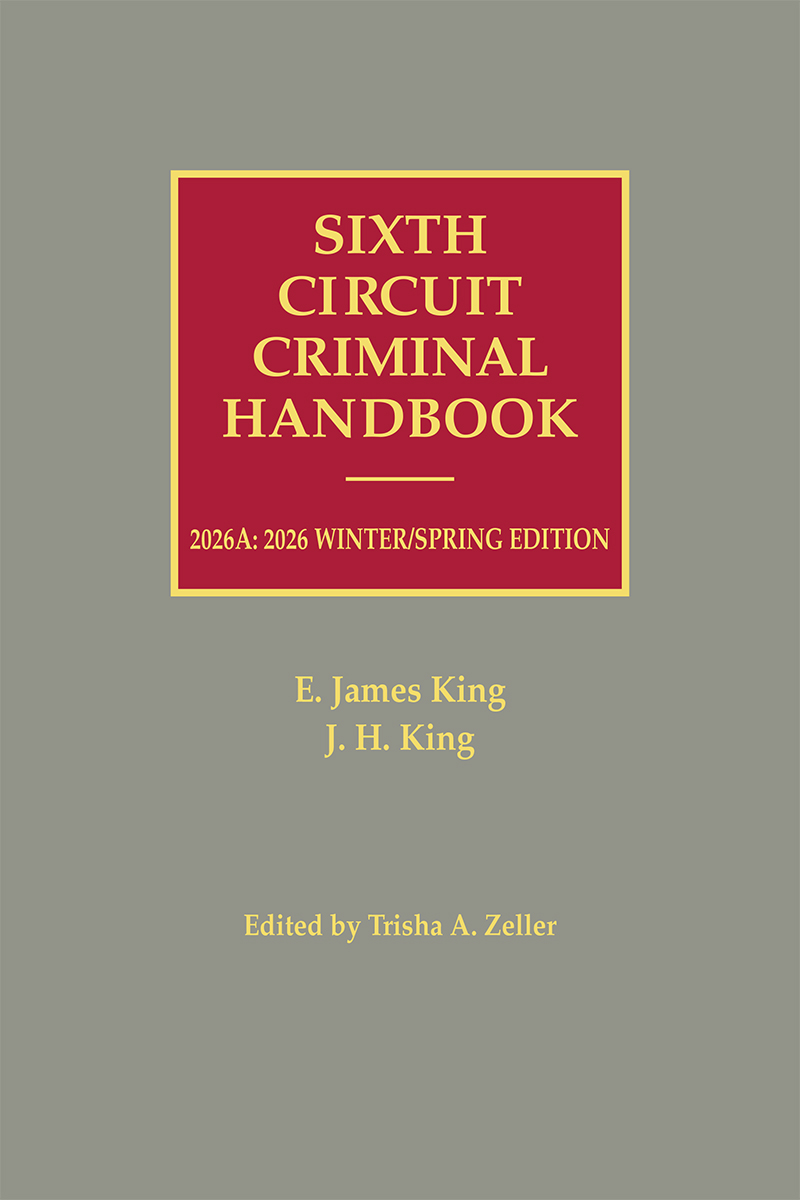 Sixth Circuit Criminal Handbook book cover