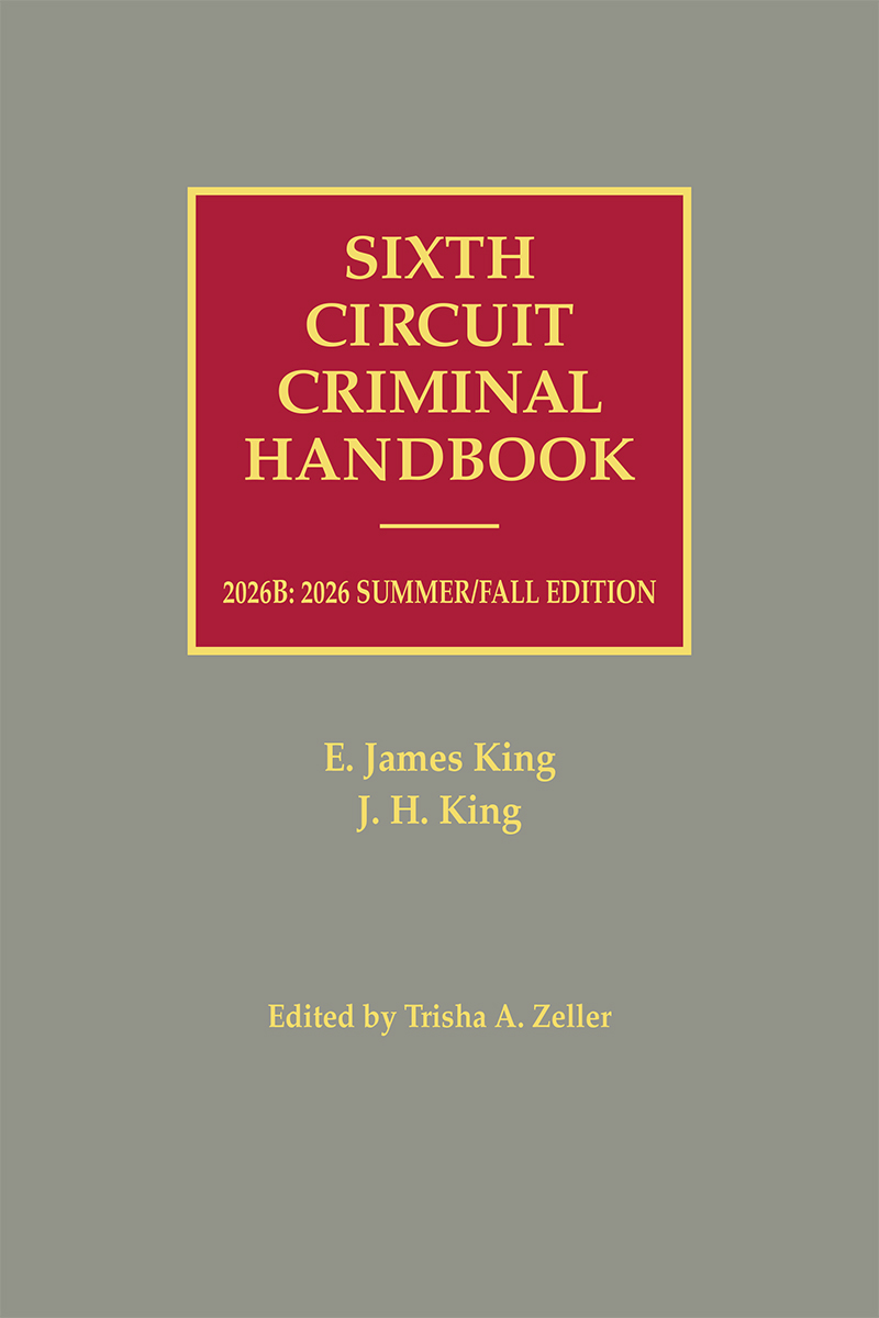 Sixth Circuit Criminal Handbook  book cover