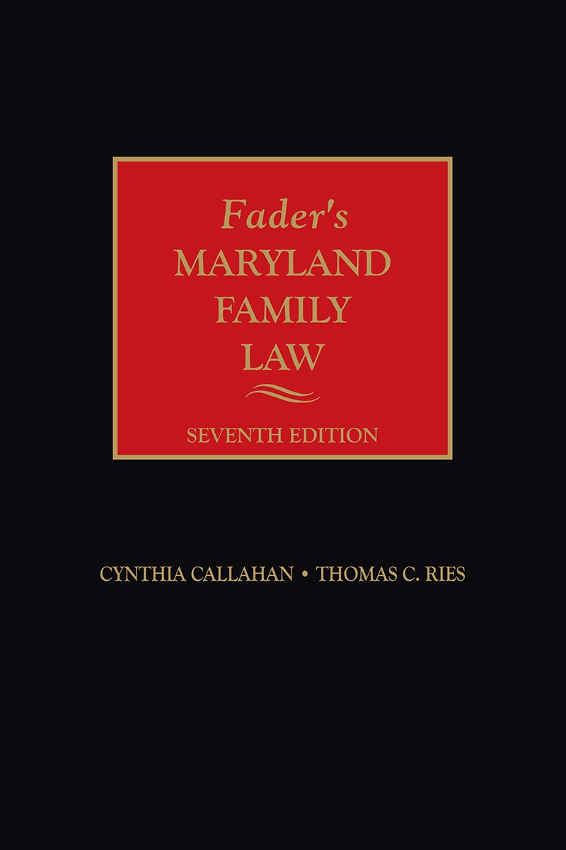 Fader's Maryland Family Law