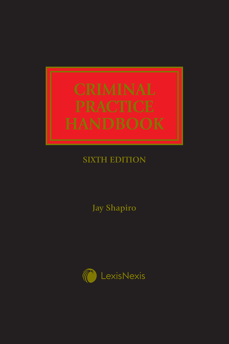 Criminal Practice Handbook book cover