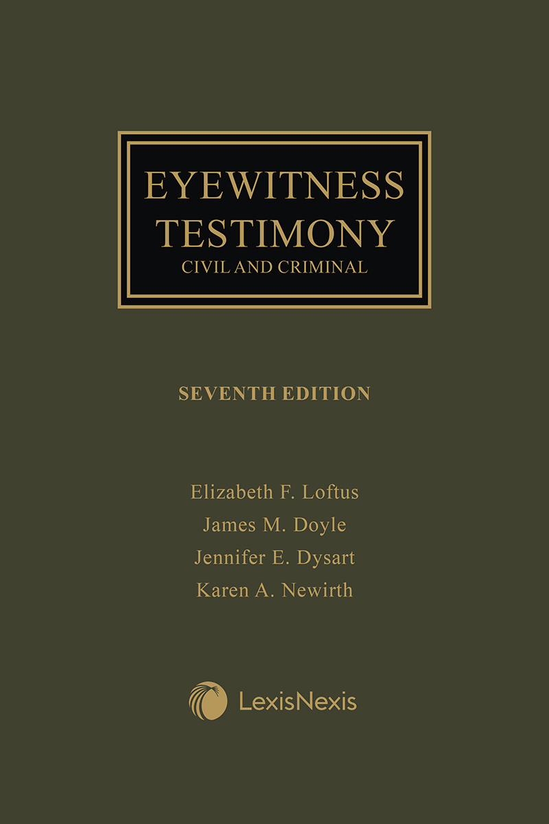 Eyewitness Testimony: Civil and Criminal book cover
