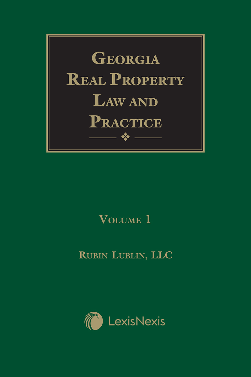 Georgia Real Property Law and Practice book cover