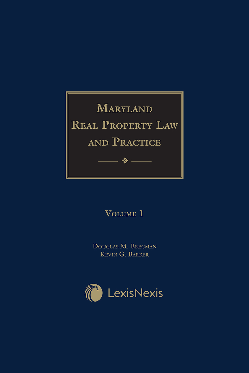 Maryland Real Property Law and Practice  book cover