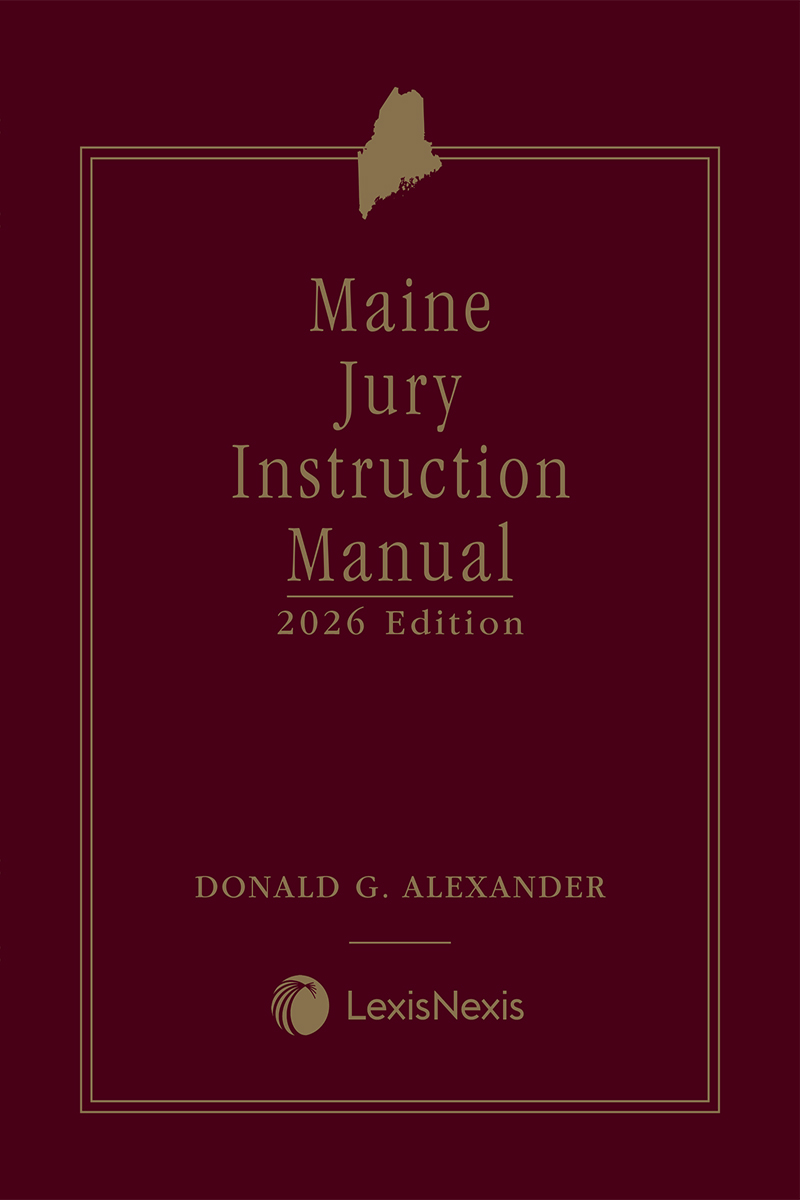 Maine Jury Instruction Manual book cover