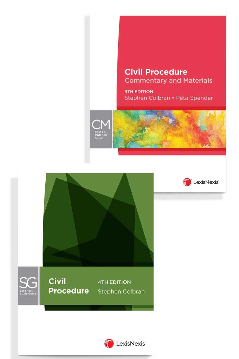 Civil Procedure: Commentary and Materials, 9th edition and LexisNexis Study Guide: Civil Procedure, 4th edition (Bundle)
