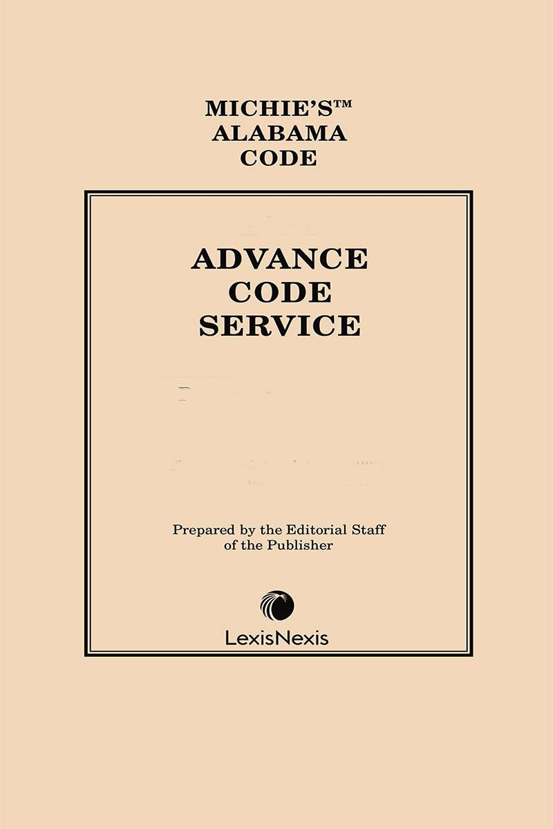 Michie's Alabama Advance Code Service