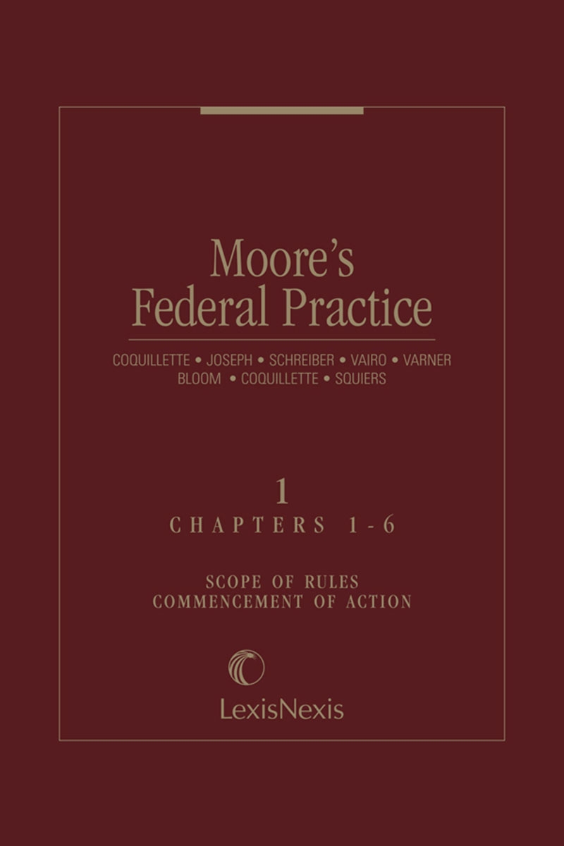 Moore's Federal Practice, Full Set with SVC