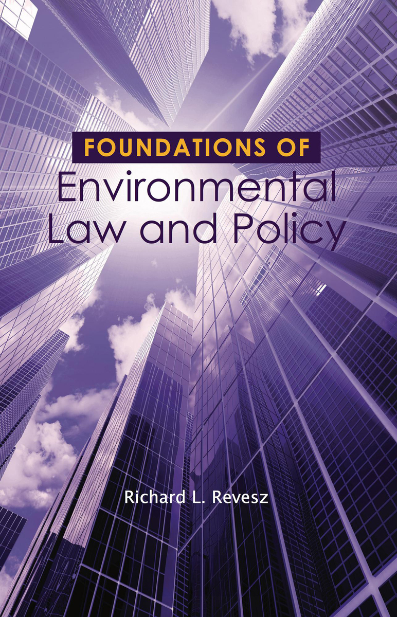 Foundations of Environmental Law and Policy book cover