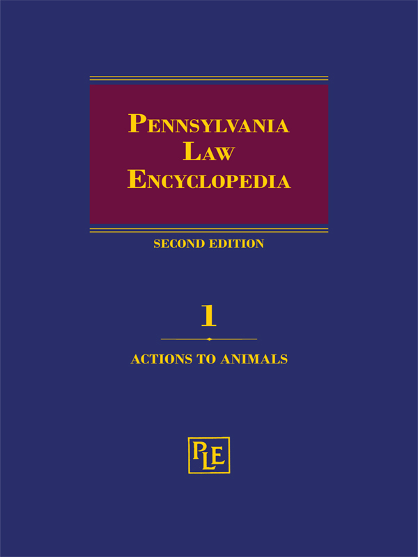 Pennsylvania Law Encyclopedia