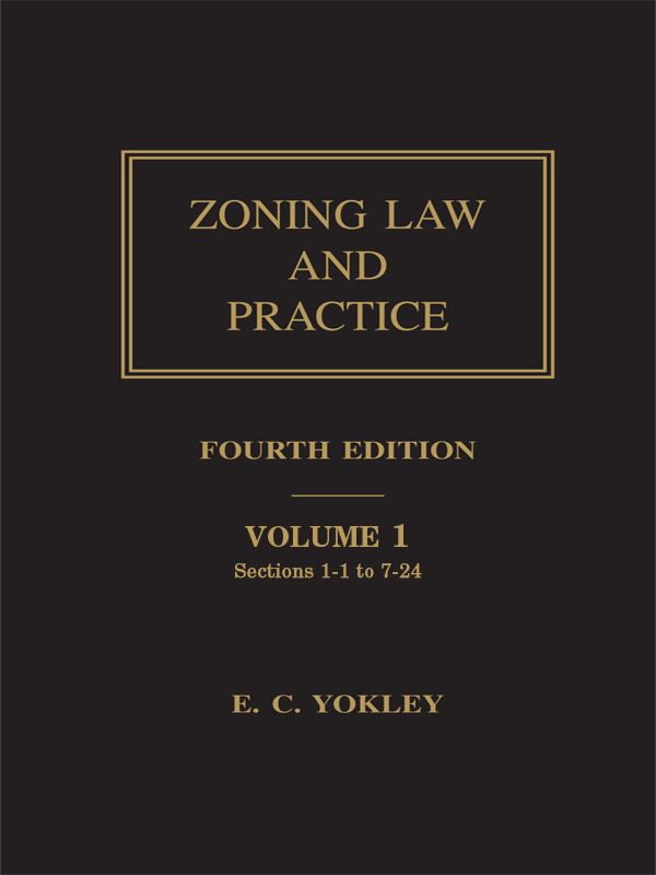 Zoning Law and Practice