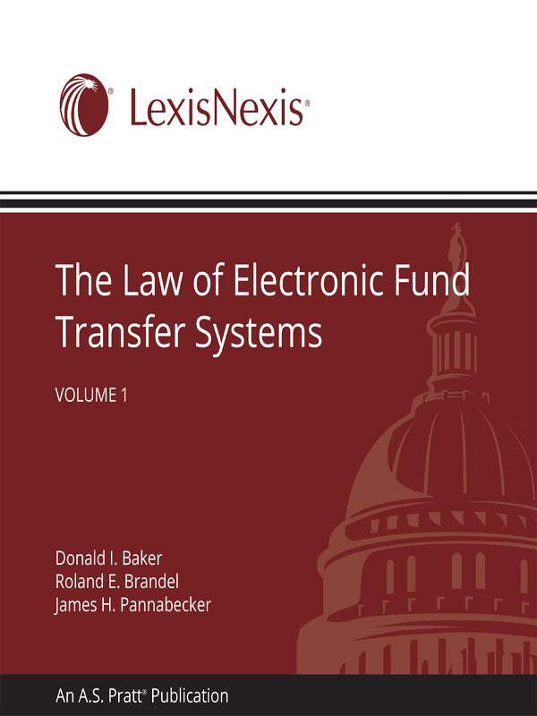 The Law of Electronic Fund Transfer Systems