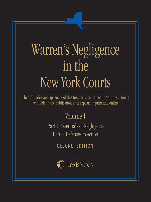 Warren's Negligence in the New York Courts