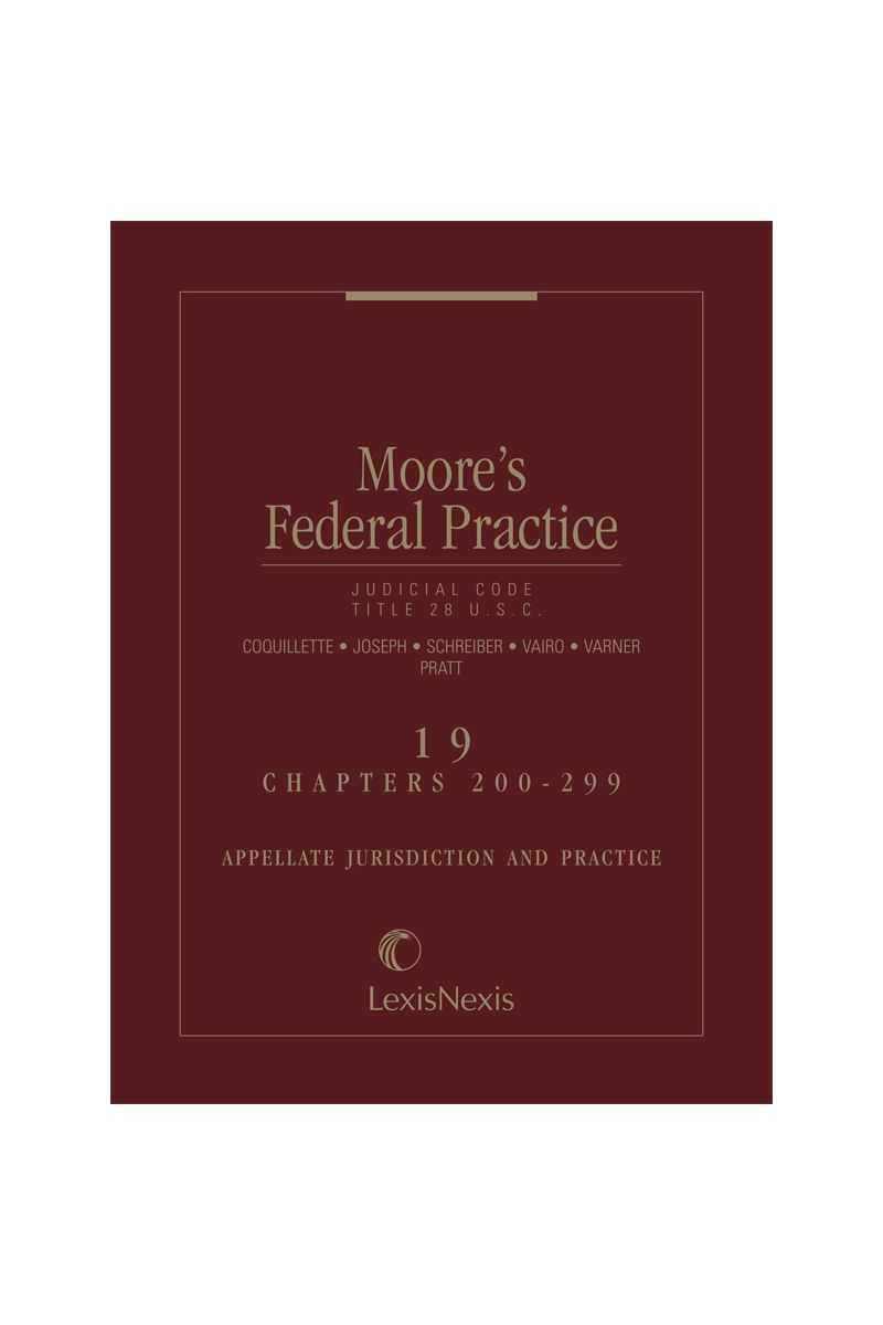 Moore's Federal Practice, Appellate Volumes
