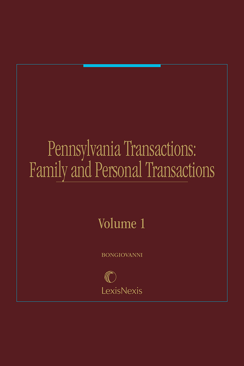 Pennsylvania Transactions: Family and Personal Transactions