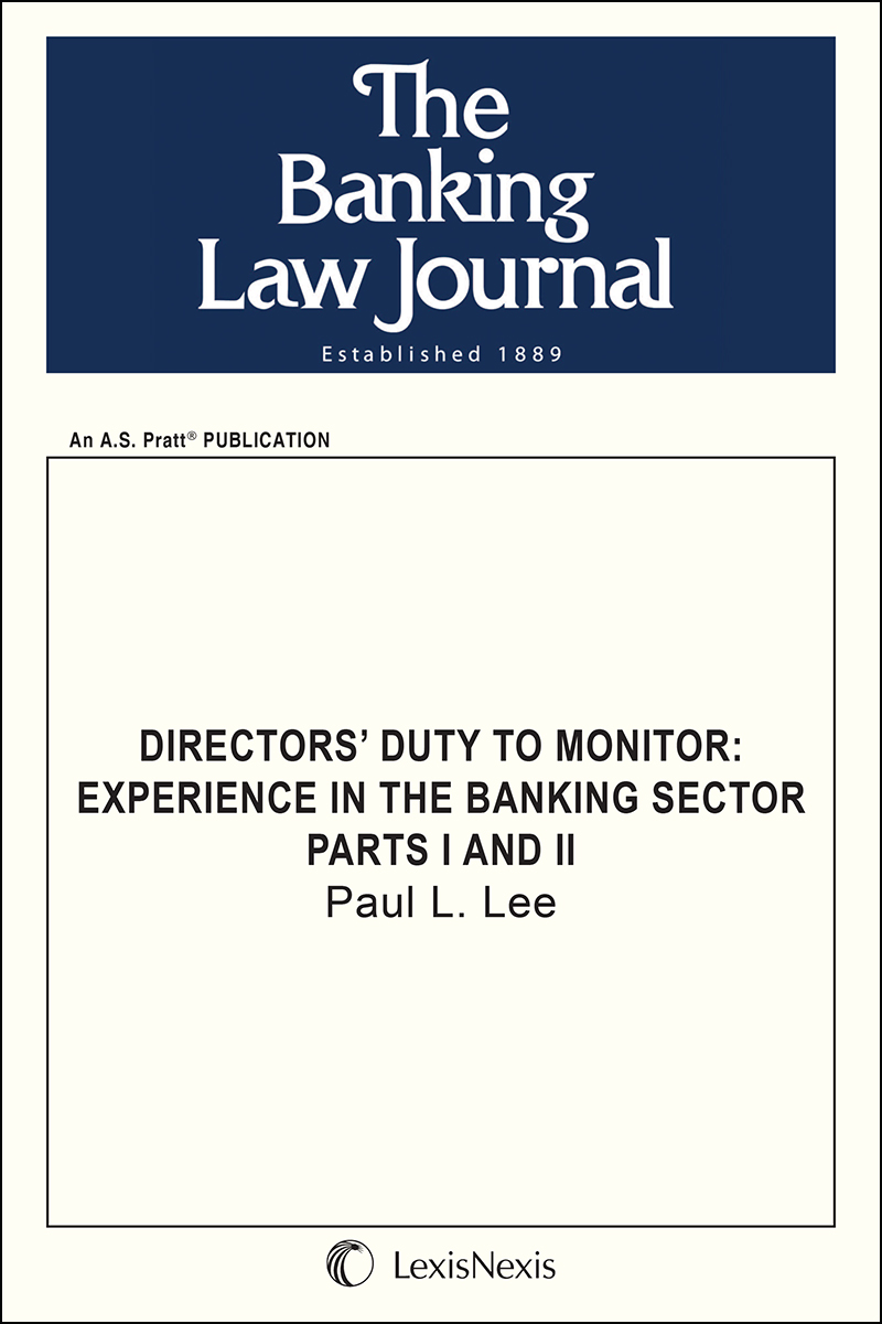 Directors' Duty to Monitor: Experience in the Banking Sector