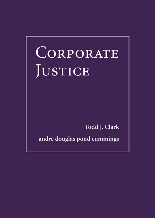 Corporate Justice book cover