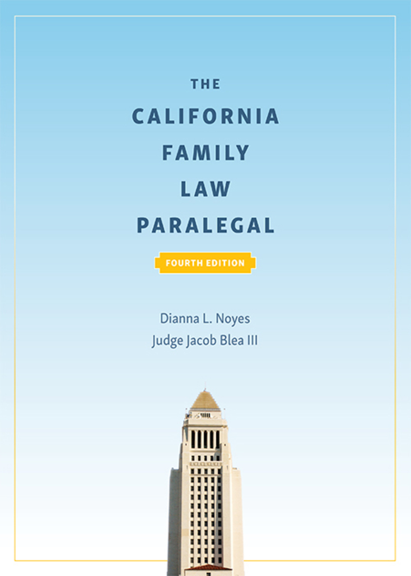 The California Family Law Paralegal book cover
 