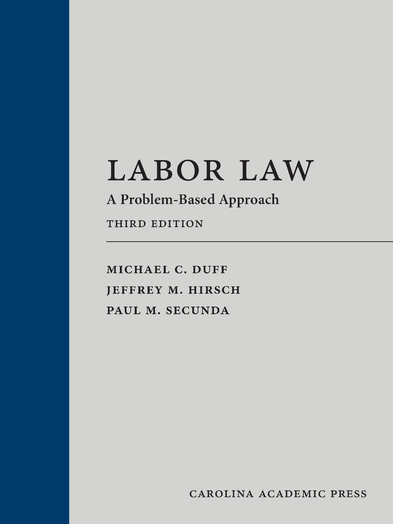 Labor Law: A Problem-Based Approach book cover