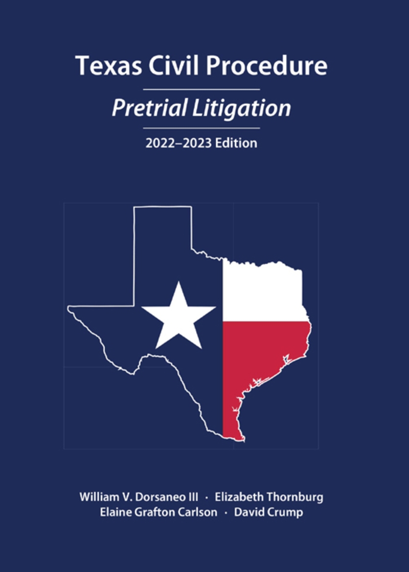 Texas Civil Procedure: Pretrial Litigation